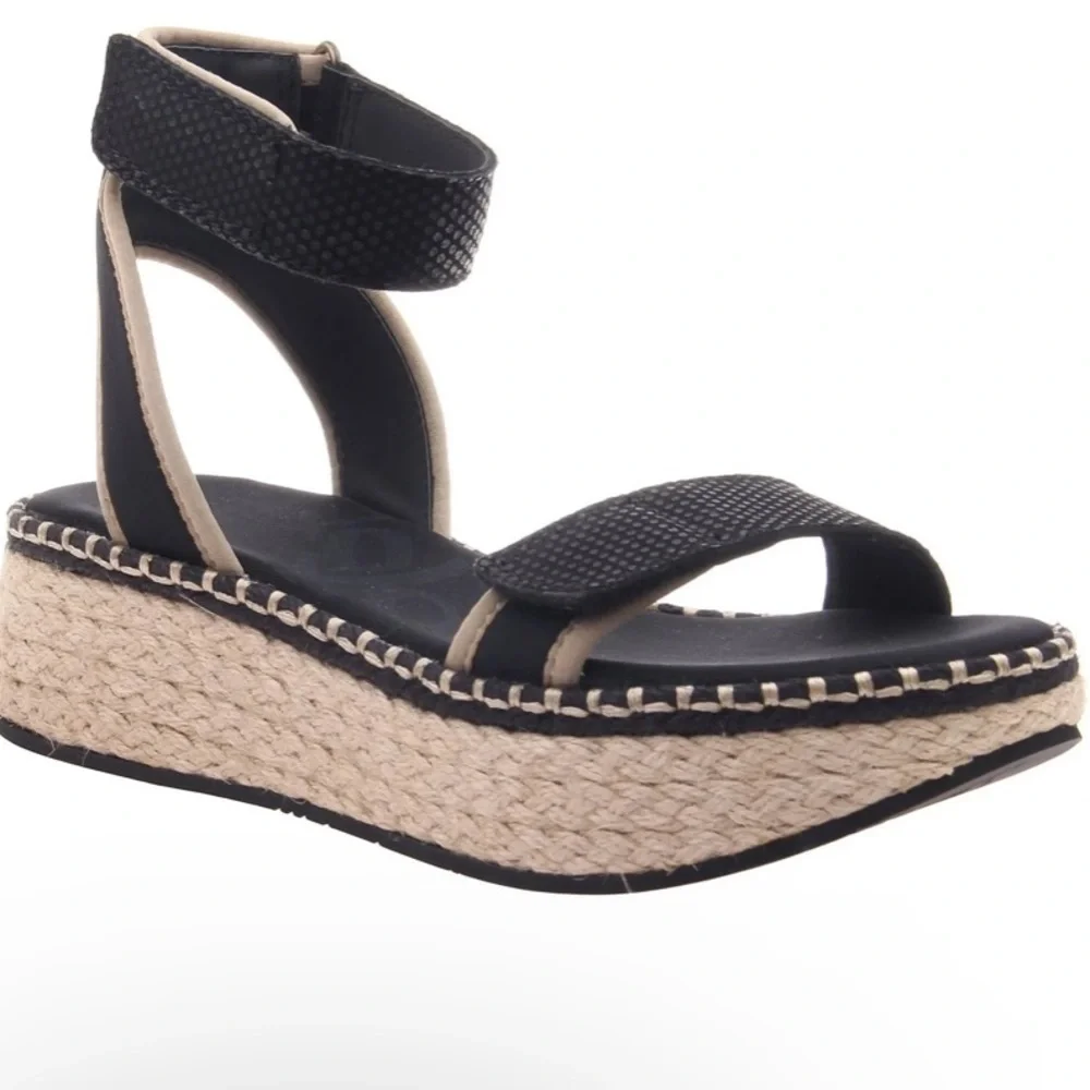 OTBT Reflector espadrilles Women's Black vacations beach casual office Y2K 11M